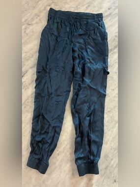 Women's Navy Cargo Jogger Pants